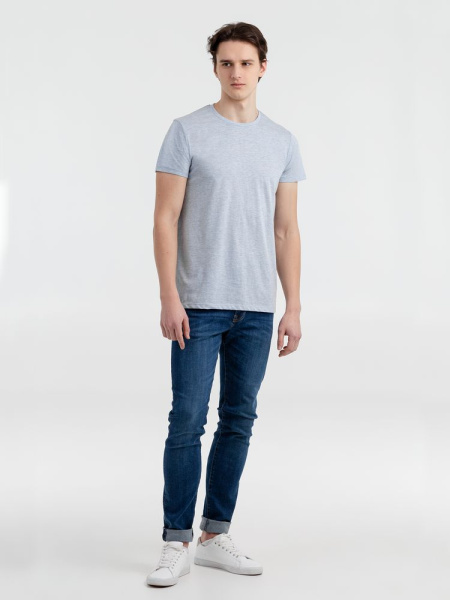 Футболка мужская Regent Fit 150, голубой меланж, XS–XXL