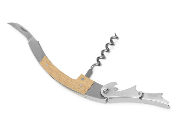 Набор аксессуаров для вина «Provence», Цвет натуральный/черный/серебристый