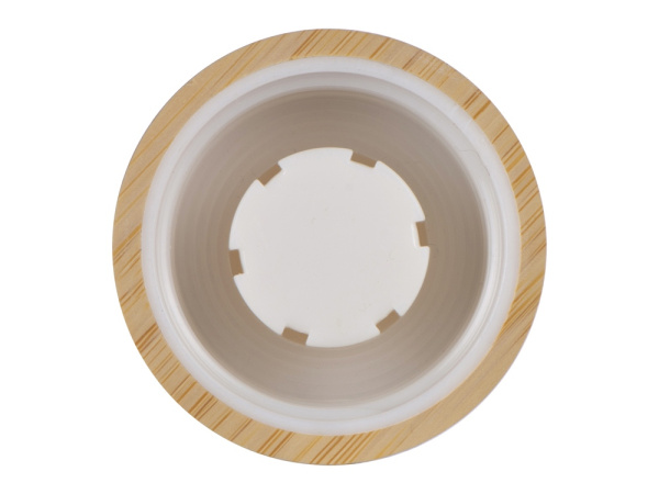 Стеклянная бутылка для воды в силиконовом чехле «Refine», Цвет желтый