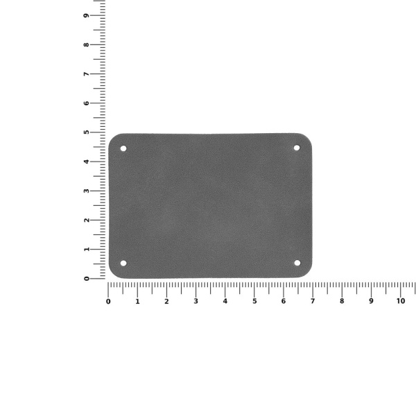 Лейбл Eta Nubuck Touch, XL, темно-серый, 5х7 см