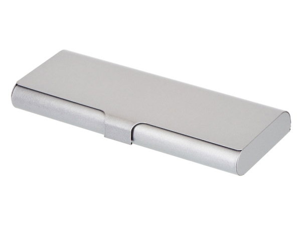 Ручка металлическая шариковая «Cask» в футляре, Цвет натуральный, хром