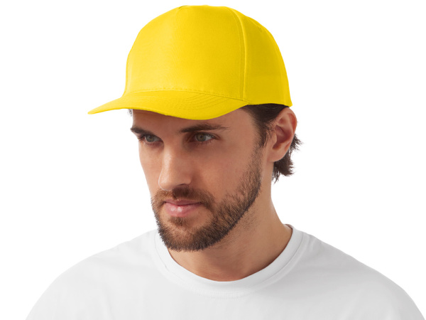 Бейсболка «Poly», Размер 56, Цвет желтый