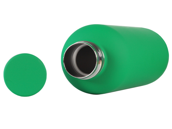 Вакуумная термобутылка ODIN, soft-touch, 550 мл, Цвет зелёный