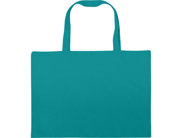 Сумка-оверсайз «Rejenny» из переработанного хлопка 320 г/м2, Цвет изумрудный