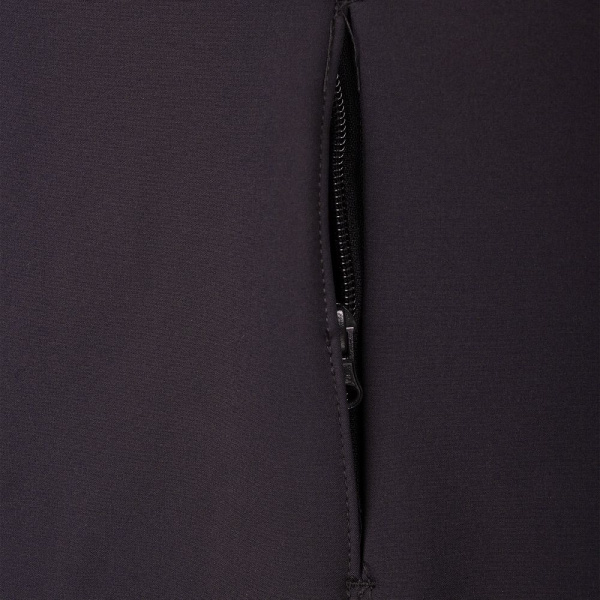 Куртка женская Hooded Softshell черная, S–XL