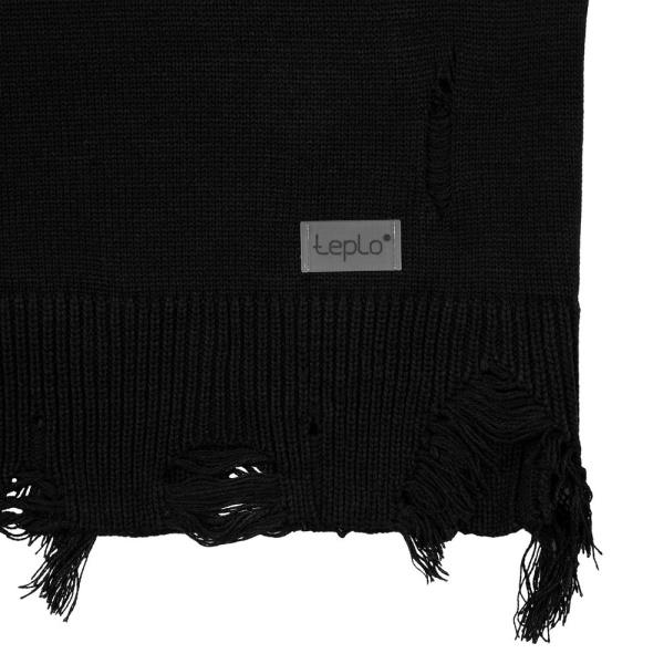Джемпер оверсайз унисекс Grunge, черный, S/M, L/XL