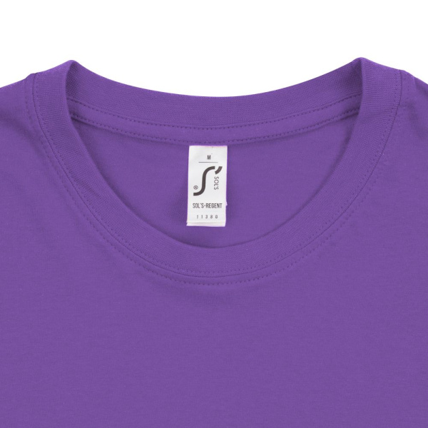 Футболка унисекс Regent 150, фиолетовая, XS–XXL