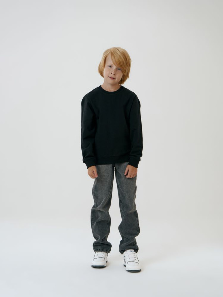 Свитшот детский Toima Kids 2.0, черный, 6–14 лет