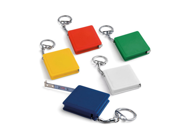 Брелок с рулеткой «ASHLEY», Цвет белый