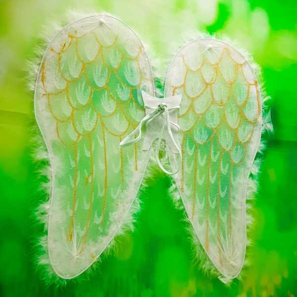 Карнавальный костюм "Крылья Ангела" (крылышки ангела, крепление резиночки на руки)
