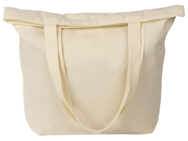 Сумка «Levy» хлопковая с широким дном, 240 г/м2, Цвет натуральный