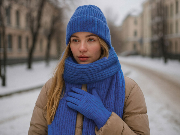 Подарочный набор  «Nordend», Цвет синий классический