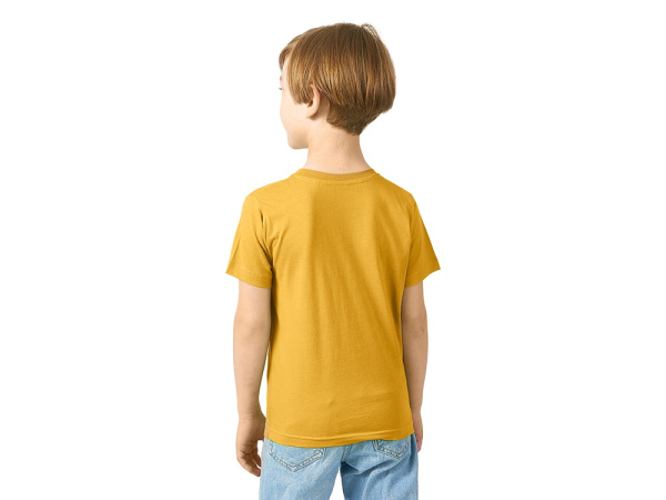 Футболка "Heavy Super Club" детская, Размер 4, Цвет золотисто-желтый