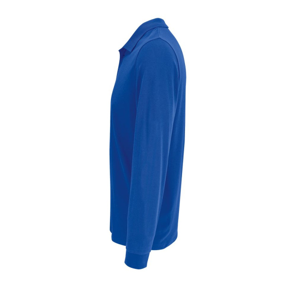 Рубашка поло с длинным рукавом Prime LSL, ярко-синяя (royal), XS–5XL