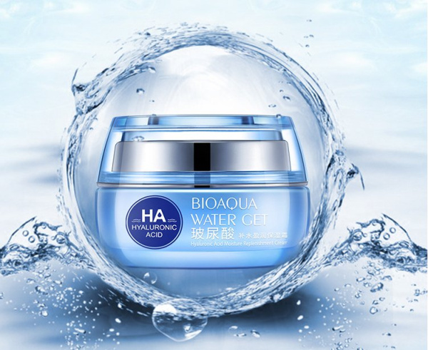 Многофункциональный увлажняющий крем с гиалуроновой кислотой Hyaluronic acid Bioaqua Water Get, 50g