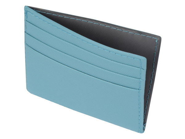 Чехол для карточек и купюр «Weekend», Цвет голубой