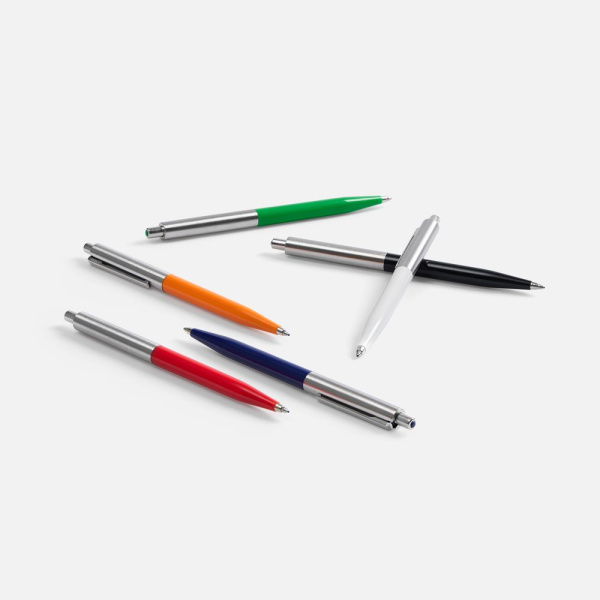 Ручка шариковая Senator Point Metal, ver.2, оранжевая, 0,9х13,7 см