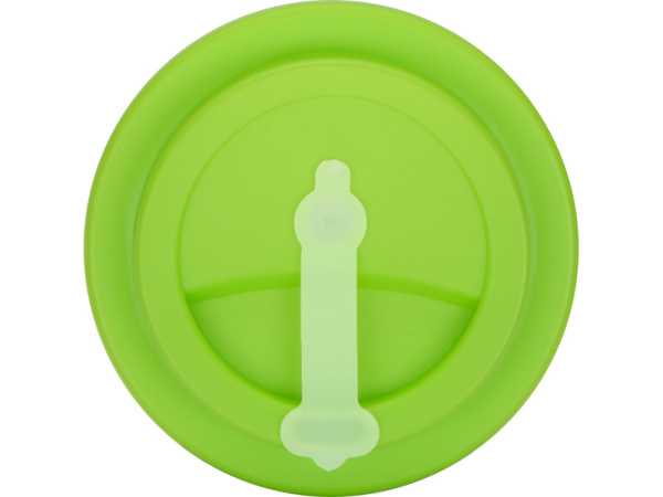 Пластиковый стакан с двойными стенками «Take away», Цвет белый/зеленое яблоко