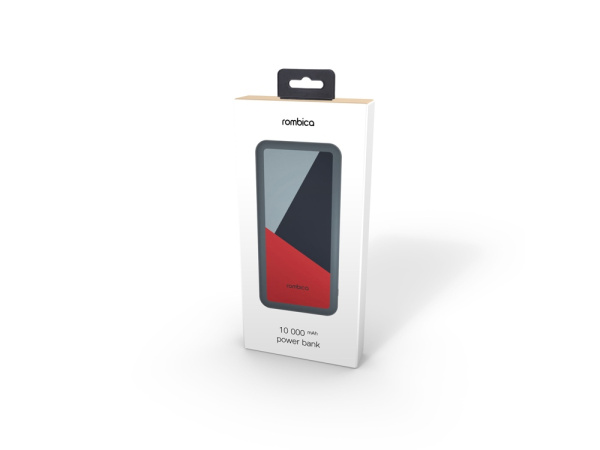 Внешний аккумулятор «NEO Bright», 10000 mAh, Цвет серый, черный, красный