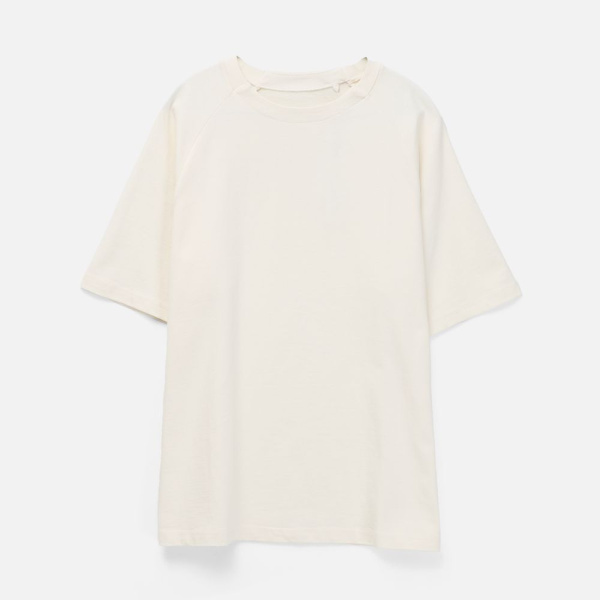 Футболка оверсайз унисекс Avenu, молочно-белая, XS–XXL