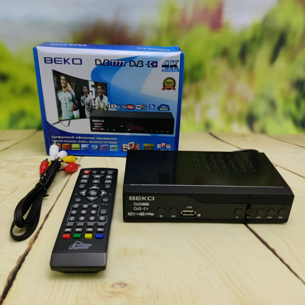 Цифровой ресивер (приставка) наземного вещания Beko DVB-T777 DVB –C+ 4KUHD4k