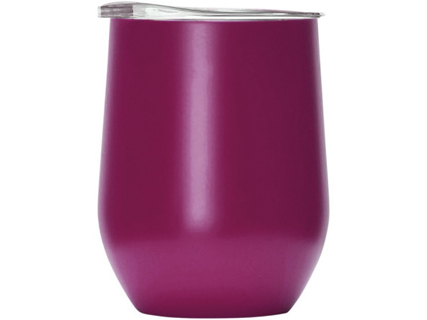 Вакуумная термокружка «Sense», непротекаемая крышка, крафтовая упаковка, Цвет винный