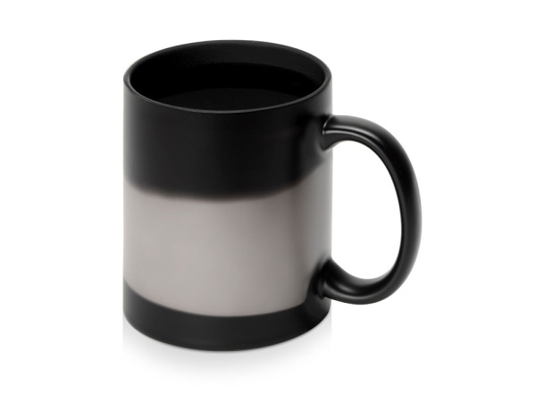 Кружка-хамелеон «Surprise» матовая, Цвет черный матовый/черный глянцевый