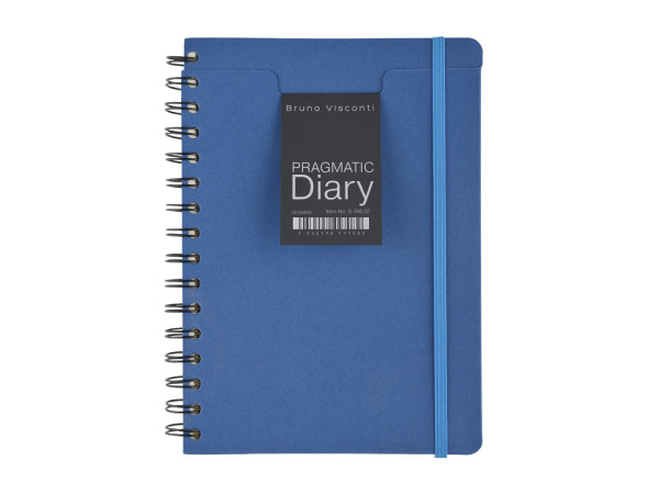 Ежедневник недатированный А5 «Pragmatic», Цвет синий