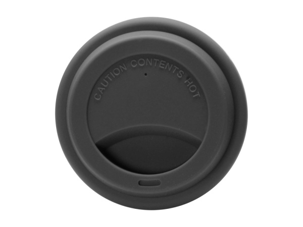 Фарфоровая кружка с двойными стенками «Toronto», Цвет белый/серый