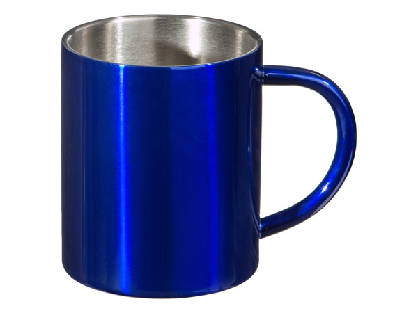 Стальная кружка с двойными стенками «Altai», Цвет синий