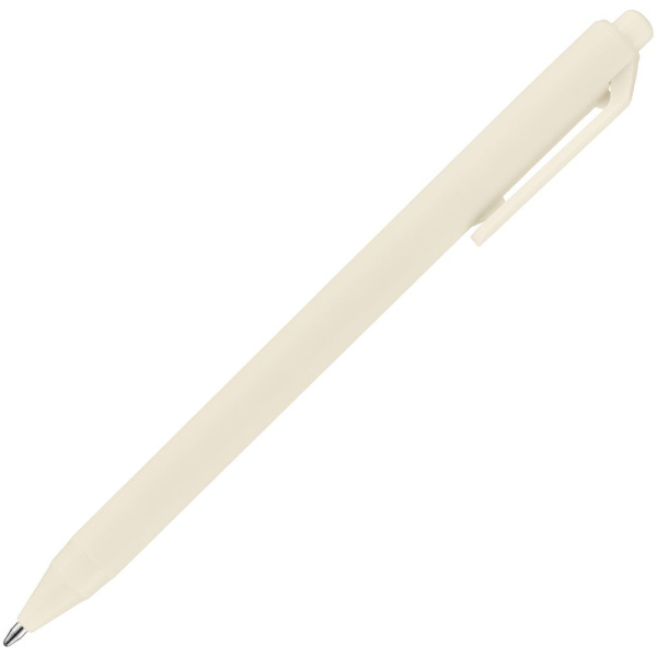 Ручка шариковая Cursive Soft Touch, бежевая, 14,5х1 см