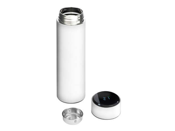 Вакуумный термос «Module X» с индикатором температуры и медной изоляцией, 500 мл, Цвет белый
