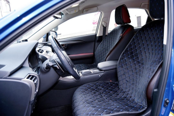 Модельные автонакидки на передние сиденья (велюровый комплект) с боковой частью PREMIUM + ПОДУШКА В 