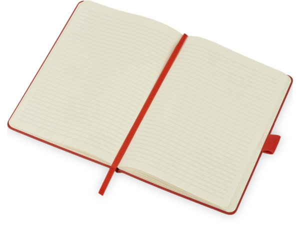 Блокнот А5 в твердой обложке «Vision 2.0» soft-touch, Размер А5, Цвет красный