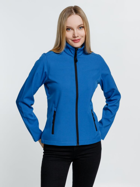 Куртка софтшелл женская Race Women ярко-синяя (royal), S–XXL