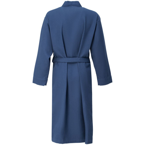 Халат вафельный Kimono, темно-синий, M/L–XL/2XL