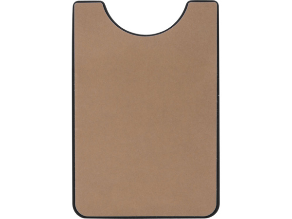 Картхолдер для телефона с держателем «Trighold», Цвет черный