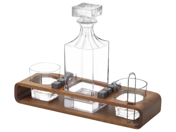 Подарочный набор для виски «Whiskey Wonder», Цвет коричневый, прозрачный