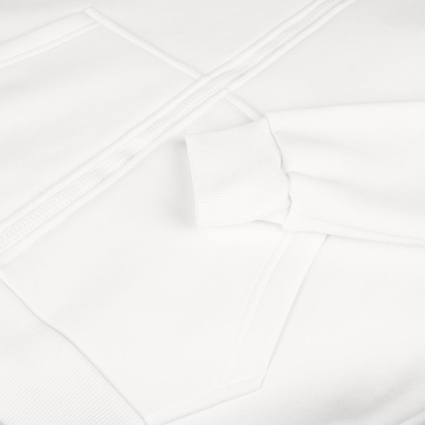 Толстовка унисекс оверсайз Zippy, белая, XS–XXL