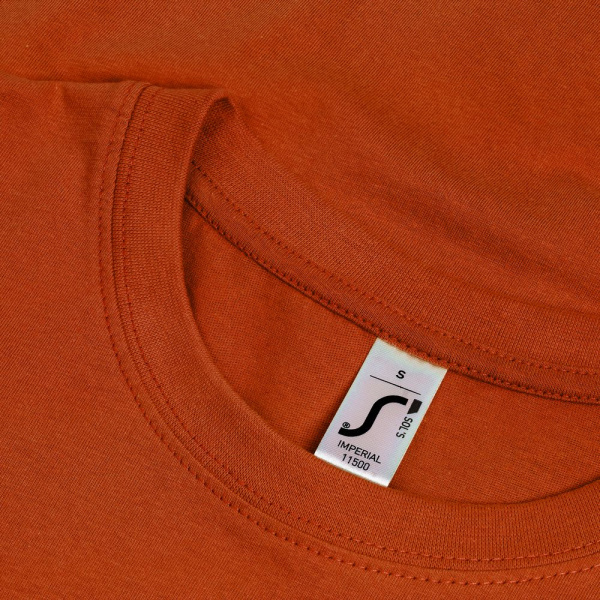 Футболка Imperial 190, коричневая (терракотовая), XS–XXL
