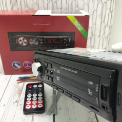 Автомобильная магнитола USB, MP3, AUX, MicroCD, мощность 60W с пультом ДУ модель  DH-3014