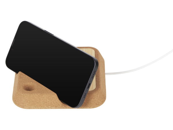 Беспроводное зарядное устройство «Tetra», 15 Вт, Цвет натуральный