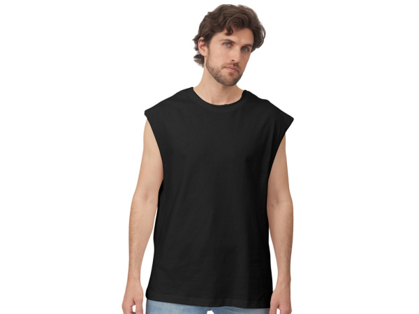 Майка оверсайз «Berlin», унисекс, Размер XL-2XL, Цвет черный