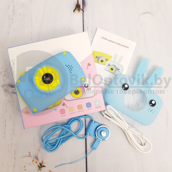 Детский фотоаппарат Zup Childrens Fun Camera со встроенной памятью и играми Заяц