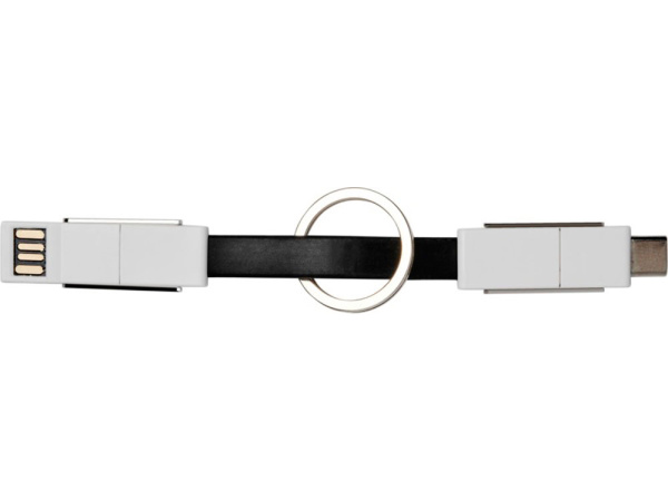 Кабель «One 4 в 1», Цвет черный, белый, серебристый