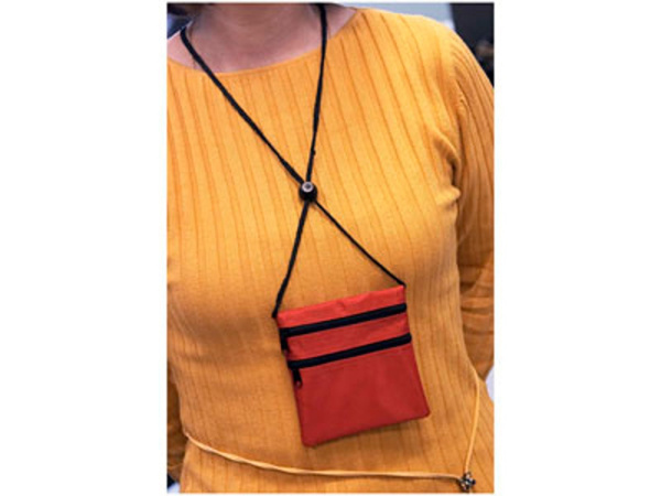 Нагрудный кошелек «Путешествие», Цвет красный