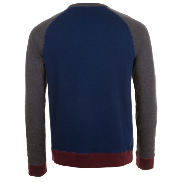 Толстовка унисекс Sandro, темно-синяя с черным меланжем, XS–3XL