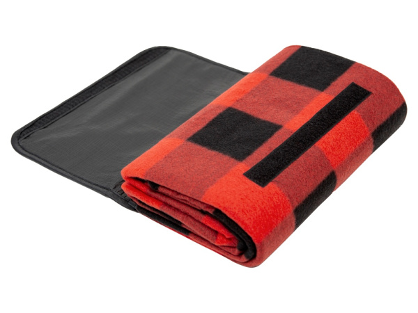 Плед для пикника «Recreation», Цвет красный/черный