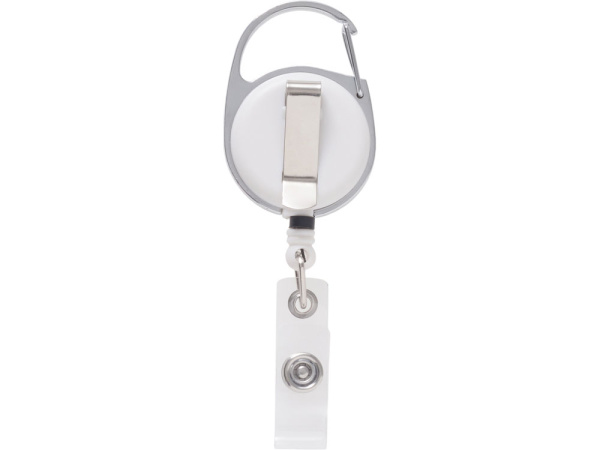 Чехол для пропуска с ретрактором «Favor», Цвет белый