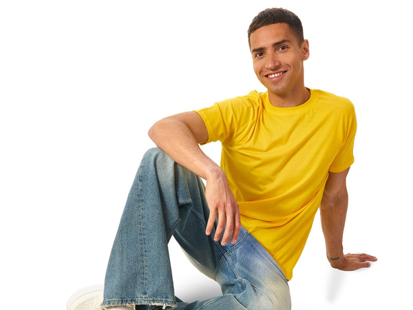 Футболка «Super Club» мужская, Размер 2XL, Цвет желтый